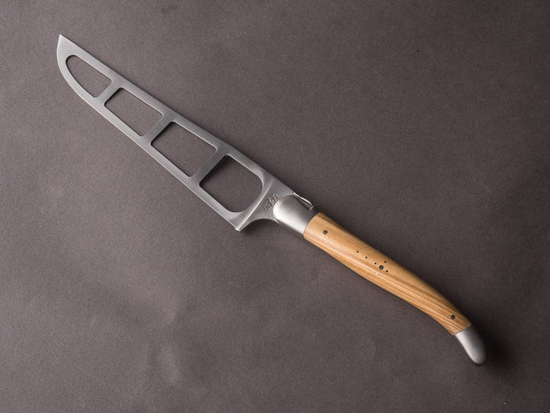 Forge de Laguiole - Barthelemy Cheese Knife - Olive Wood Handle