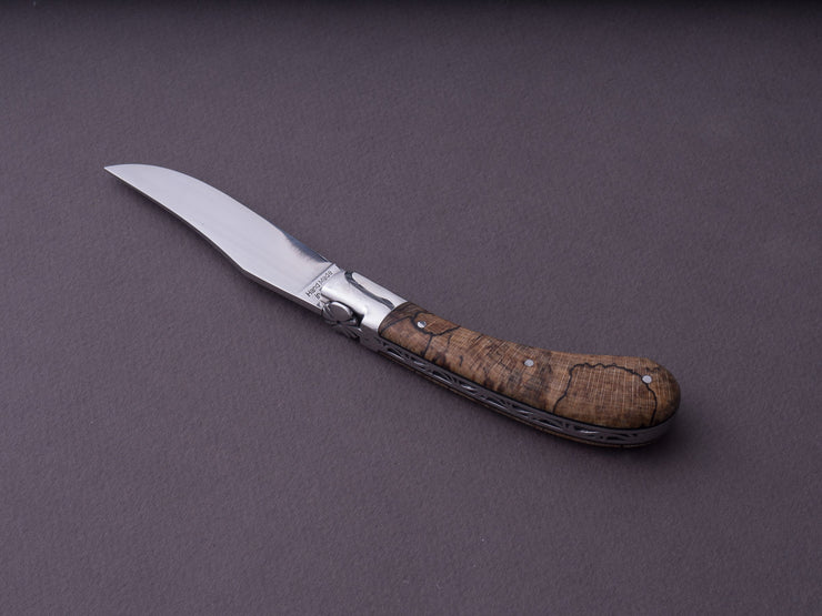 Fontenille-Pataud  - Capuchadou - 100mm Folding - Spring System - Stabilized Beechwood Handle