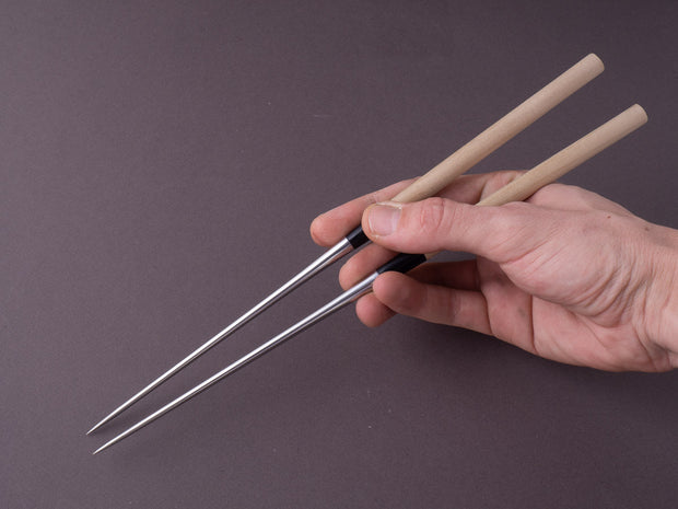 Hitohira - Moribashi Plating Chopsticks - 150mm - Round Ho Wood