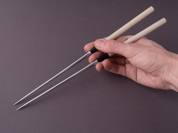 Hitohira - Moribashi Plating Chopsticks - 165mm - Round Ho Wood