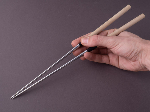 Hitohira - Moribashi Plating Chopsticks - 180mm - Round Ho Wood