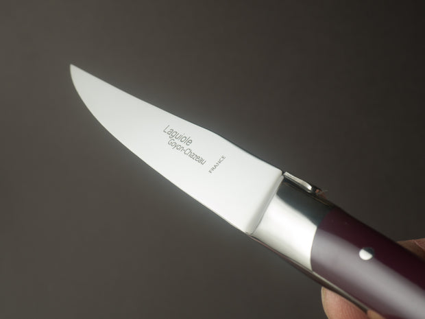 Goyon Chazeau - Laguiole - Steak/Table Knives - Acrylic Colors Handle