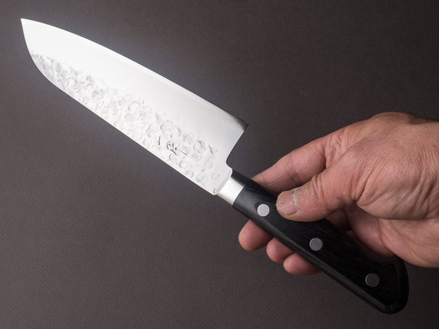 Hitohira - T10 Tsuchime - 170mm Santoku - Western Handle