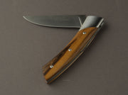 Coutellerie Chambriard - Le Thiers "Trappeur" - Folding Knife - Pistachio Handle - Button Lock