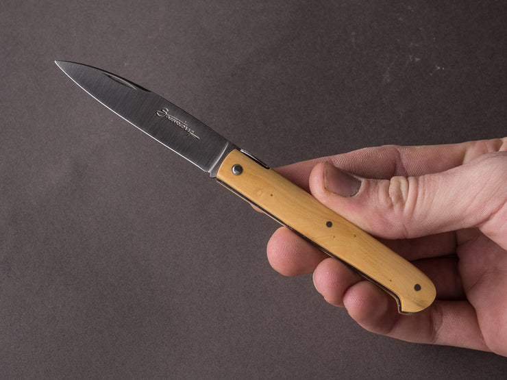 Laguiole en Aubrac - Folding Knife - 9cm Sauveterre - Spring Lock - Boxwood