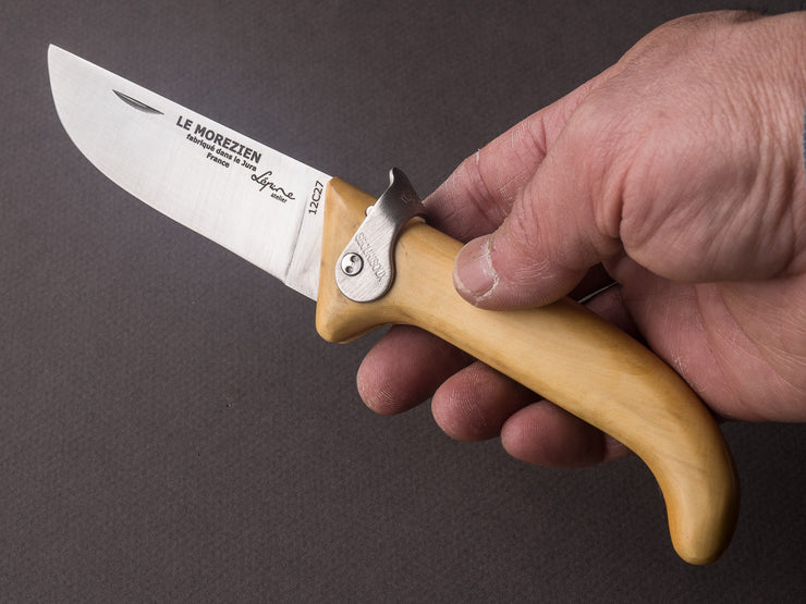 Lepine - Folding Knife - Le Morezien 80mm - Securizoux Lock - Boxwood Tree Handle