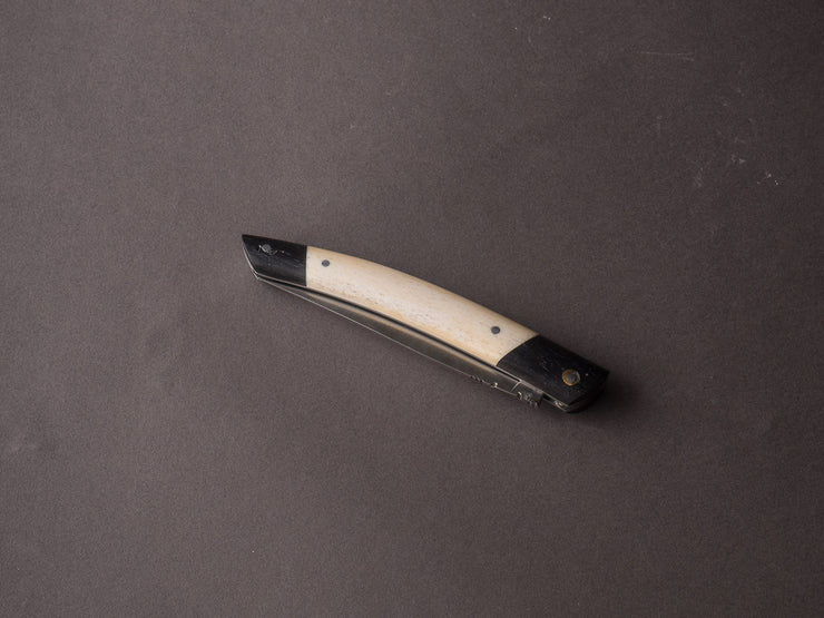 G. Regnaud - Le Thiers - 12cm Folding Knife - Ebony & Bone Handle