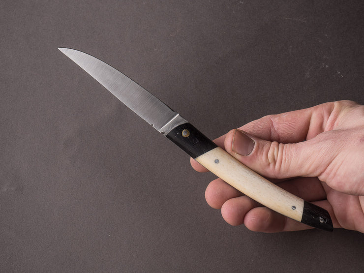 G. Regnaud - Le Thiers - 12cm Folding Knife - Ebony & Bone Handle