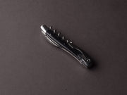Chateau Laguiole - Sommelier / Wine Key - Brushed Stainless - Black Horn