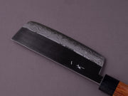 Hitohira - NM - V1 Damascus - 160mm Kanto Style Nakiri - Pakka Handle