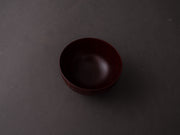 Komon - Yamanaka Shikki - Hashikko Bowl - Japanese Zelkova - Red Lacquer