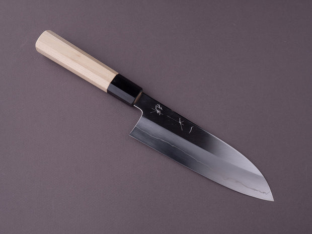 Hitohira - Kikuchiyo x Ren - Silver #3 - 180mm Santoku - Ho Wood