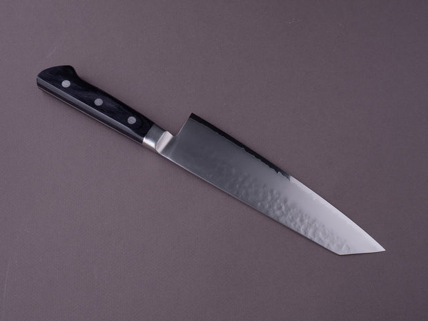 Sakai Kikumori - VG5 - 190mm - Kiritsuke Santoku - Western Black Pakka Handle