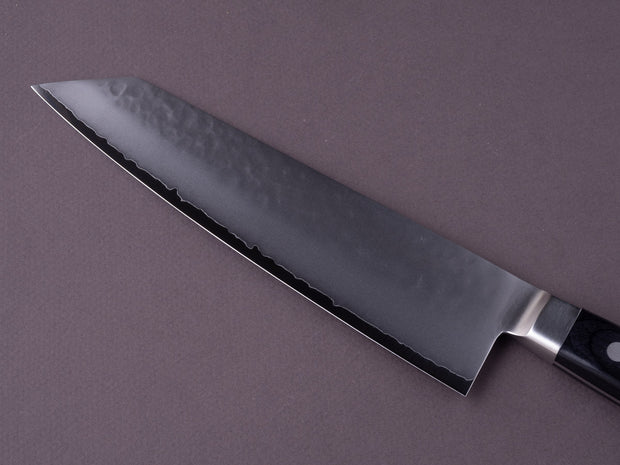 Sakai Kikumori - VG5 - 190mm - Kiritsuke Santoku - Western Black Pakka Handle