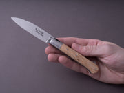 Fontenille-Pataud - Yssingeaux Shepherd's - 110mm Folding - Spring System - Curly Birch Handle