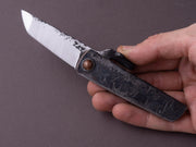 Zay Knives - 1084 Carbon - Higonokami - Tanto Tip