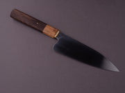 Zay Knives - 1084 Carbon - 165mm Chef - Brass Bolster, Maple & Walnut Handle