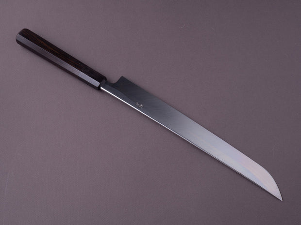 Sakai Kikumori - White #2 - 270mm - Saber Yanagiba - Ebony Handle - Mirror Finish