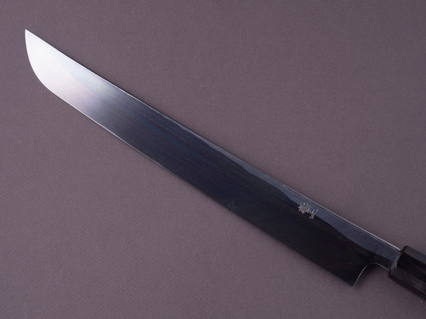 Sakai Kikumori - White #2 - 270mm - Saber Yanagiba - Ebony Handle - Mirror Finish