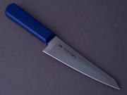 Kanehide - Bessaku - Stainless Steel - 150mm Honesuki Kaku - Blue Elastomer Handle
