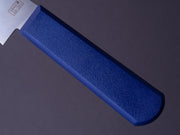 Kanehide - Bessaku - Stainless Steel - 150mm Honesuki Kaku - Blue Elastomer Handle