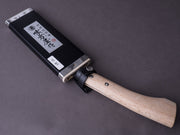 Ajikataya - Old Style Hatchet - Kurouchi - 180mm - Ho Wood Handle - Double Bevel