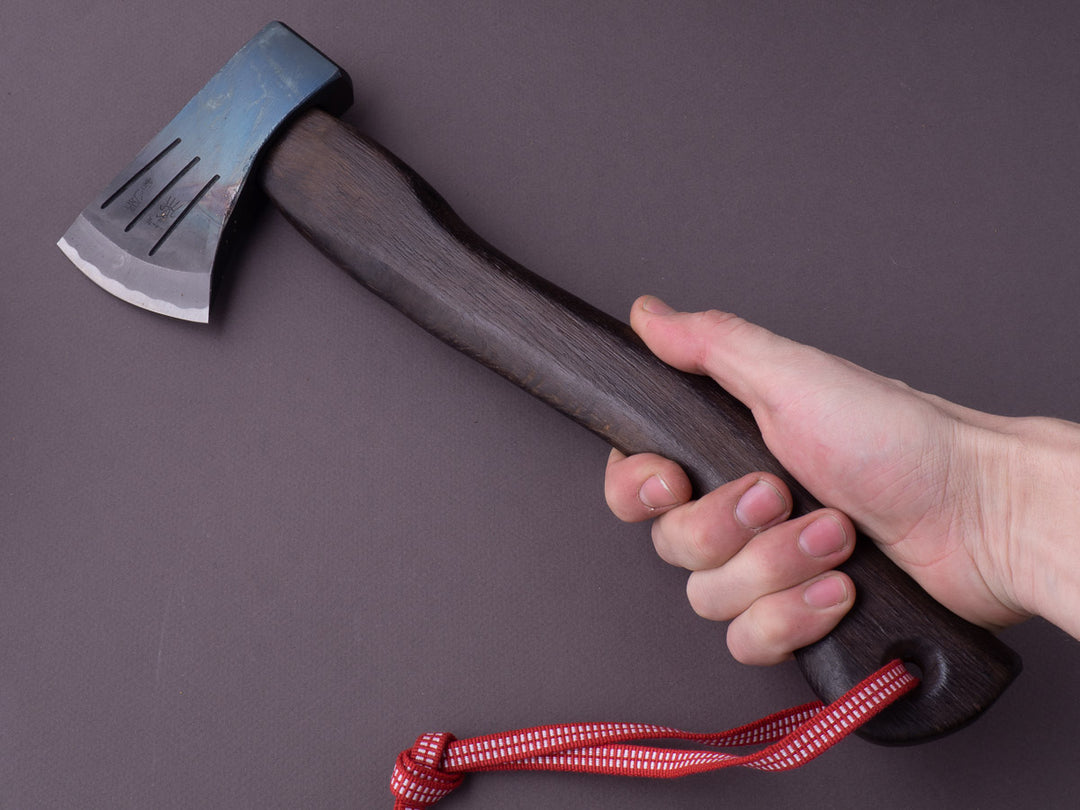 Mizuno - Warikomi Axe - 450g - Curved Burnt Oak Handle – Strata