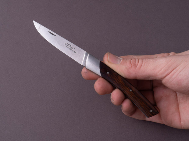 Coutellerie Chambriard - Le Thiers "Compact" - Folding Knife - Iron Wood Handle - Spring Lock