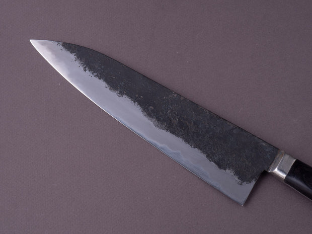 Morihei - Hisamoto - White #1 - Kurouchi - 210mm Gyuto - Pakka Western - Fine Finish