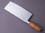 Hitohira - Stainless Clad - 200mm Chinese Cleaver - Beechwood Handle