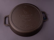 Smithey 14 inch Dual Handle Cast Iron Skillet : Canady`s