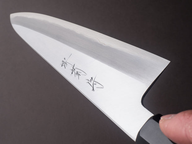 Sakai Kikumori - Tanaka Limited - Aogami Super - Kasumi - 240mm Gyuto - Ebony Handle - Tanaka Signed & Dated Tang