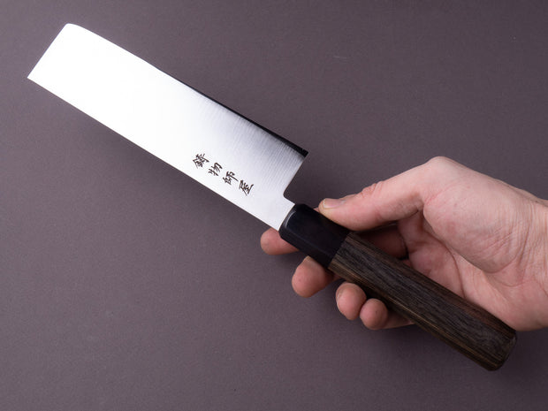 Hitohira - Imojiya TH - Stainless - 175mm Nakiri - Grey Handle