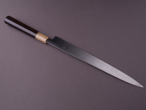 Hitohira - Tanaka x Manzo - White #2 - 300mm Yanagiba - Ebony Handle