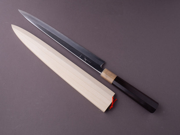 Hitohira - Tanaka x Manzo - White #2 - 300mm Yanagiba - Ebony Handle