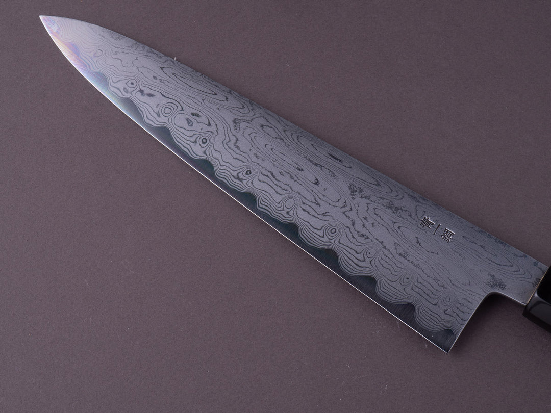 noevir - sayumam Sakai Kikumori - Nakagawa - Blue #1 Damascus - 240mm Gyuto