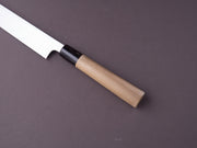 Sakai Kikumori - Tomoshibi - White #2 - 300mm Yanagiba - Ho Wood Handle