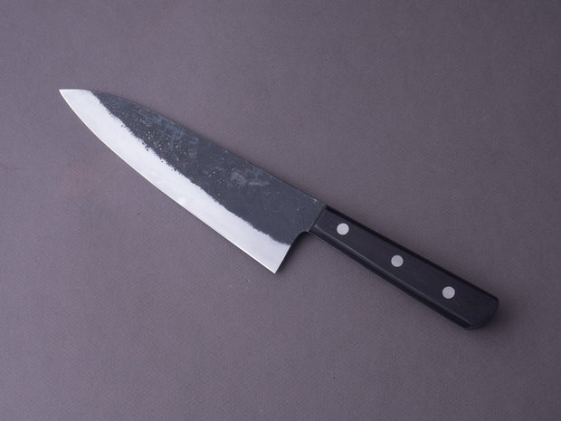 Morihei - Hisamoto - White #1 - Kurouchi - 180mm - Gyuto - Western Handle (No Bolster)