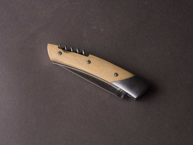 Coutellerie Chambriard - Le Thiers "Trappeur Grand Cru" - Folding Knife - Box Wood Handle - Button Lock