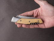 Coutellerie Chambriard - Le Thiers "Trappeur Grand Cru" - Folding Knife - Box Wood Handle - Button Lock