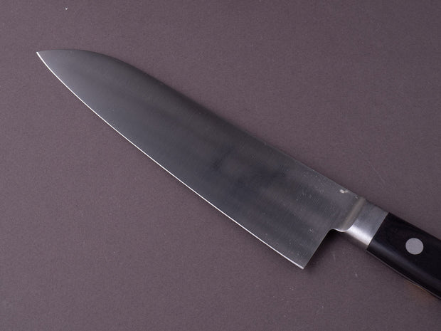 Sakai Kikumori - Nihonko - Carbon - 180mm - Santoku - Western Handle