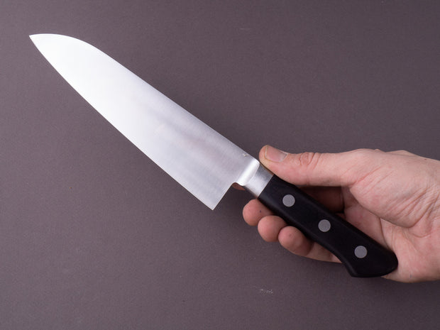 Sakai Kikumori - Nihonko - Carbon - 180mm Santoku - Western Handle