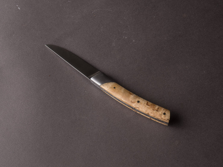 Coutellerie Chambriard - Le Thiers "Compact" - Folding Knife - Birch Wood Handle - Spring Lock