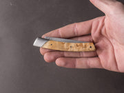 Coutellerie Chambriard - Le Thiers "Compact" - Folding Knife - Birch Wood Handle - Spring Lock