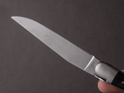 Forge De Laguiole - 12cm Folding Knife - Spring System - Ebony Handle and Satin Finish
