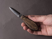 Kepler Customs - 80crv2 - Oyster Knife - Aged Oak Handle