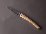 Coursolle - Le Thiers - 12cm Folding Knife - Spring Lock - Ash Burl Handle