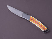 Fontenille-Pataud - Folding Knife - Le Thiers Gentleman 12cm - Scrimshaw - Lock Back