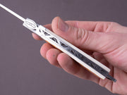 Fontenille-Pataud - Folding Knife - Le Thiers Gentleman 12cm - Scrimshaw - Lock Back