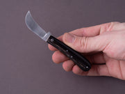 Coursolle - Mushroom Knife - Serpette - 75mm Buis - Black Horn